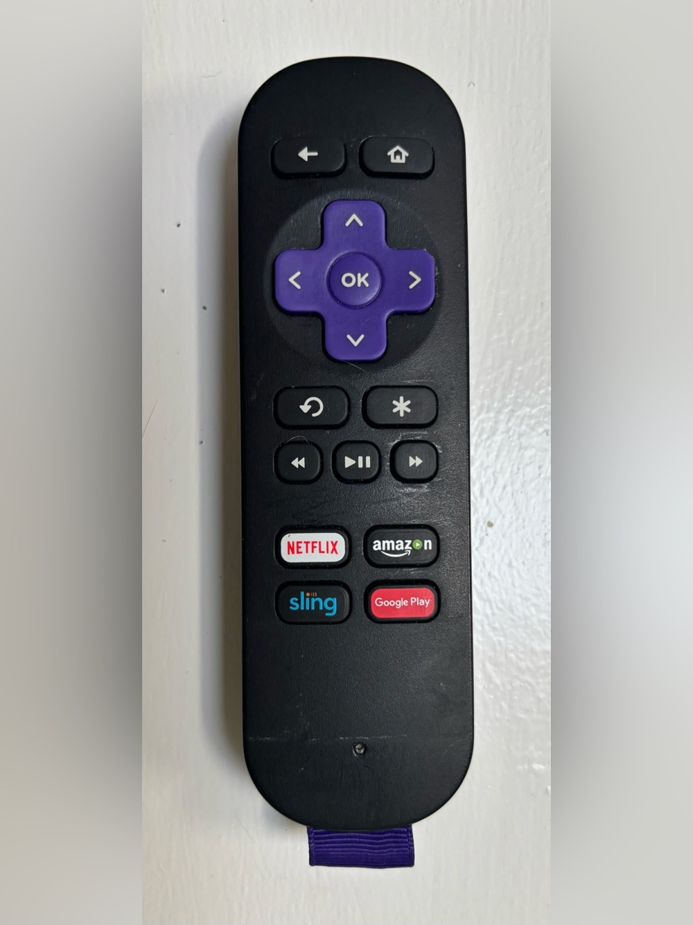 Genuine Roku Remote Control RC80 Netflix Amazon Sling Google Play